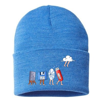 Funny Geek Programmer Nerd Developer Computer Engineering Gift Sustainable Knit Beanie
