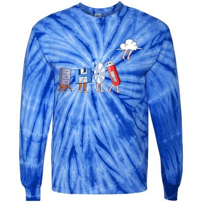 Funny Geek Programmer Nerd Developer Computer Engineering Gift Tie-Dye Long Sleeve Shirt