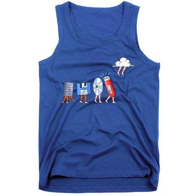 Funny Geek Programmer Nerd Developer Computer Engineering Gift Tank Top
