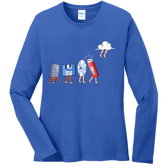 Funny Geek Programmer Nerd Developer Computer Engineering Gift Ladies Long Sleeve Shirt