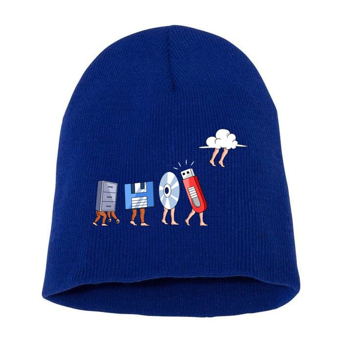 Funny Geek Programmer Nerd Developer Computer Engineering Gift Short Acrylic Beanie