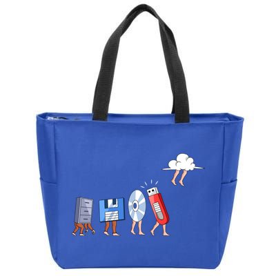 Funny Geek Programmer Nerd Developer Computer Engineering Gift Zip Tote Bag