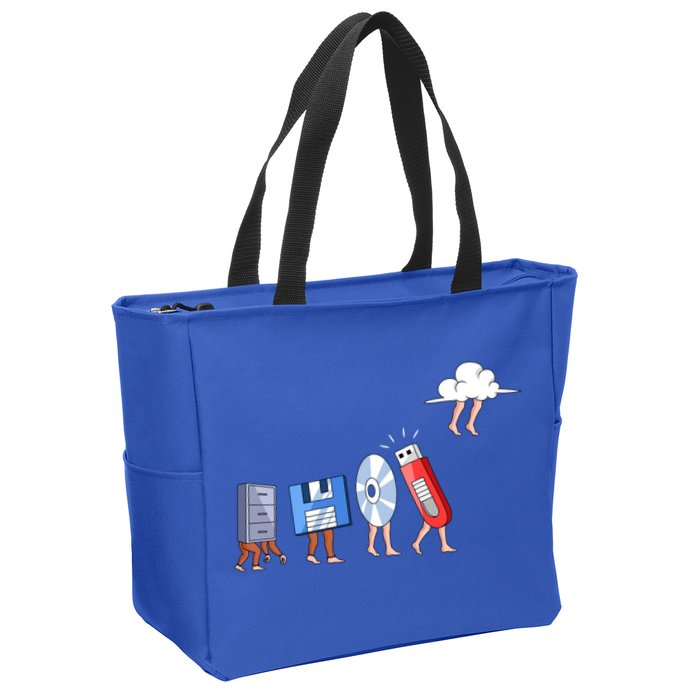 Funny Geek Programmer Nerd Developer Computer Engineering Gift Zip Tote Bag