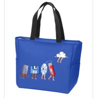Funny Geek Programmer Nerd Developer Computer Engineering Gift Zip Tote Bag
