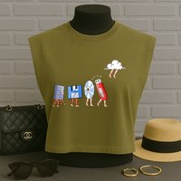 Funny Geek Programmer Nerd Developer Computer Engineering Gift Garment-Dyed Women's Muscle Tee