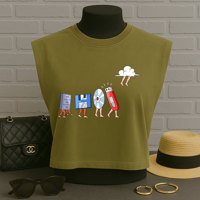 Funny Geek Programmer Nerd Developer Computer Engineering Gift Garment-Dyed Women's Muscle Tee