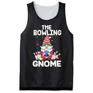 Funny Gnome Pajamas Bowling Gnome Xmas Cute Christmas Gnome Mesh Reversible Basketball Jersey Tank