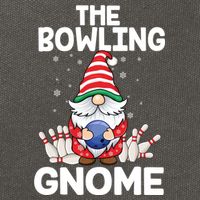 Funny Gnome Pajamas Bowling Gnome Xmas Cute Christmas Gnome Cotton Canvas Backpack