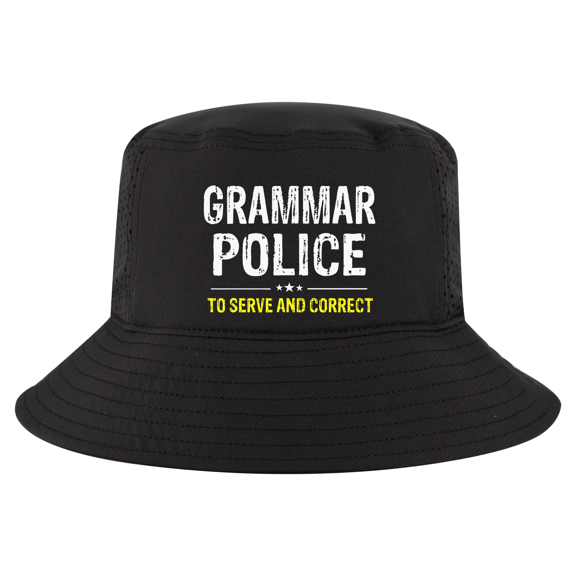 funny Grammar Police Costume Idea Cool Comfort Performance Bucket Hat