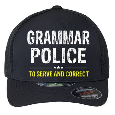 funny Grammar Police Costume Idea Flexfit Unipanel Trucker Cap