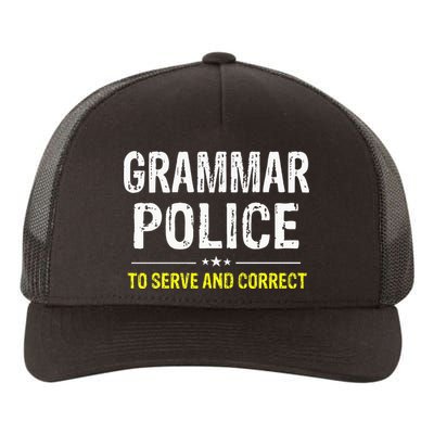 funny Grammar Police Costume Idea Yupoong Adult 5-Panel Trucker Hat