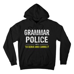 funny Grammar Police Costume Idea Hoodie