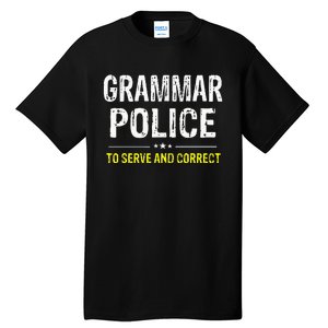 funny Grammar Police Costume Idea Tall T-Shirt