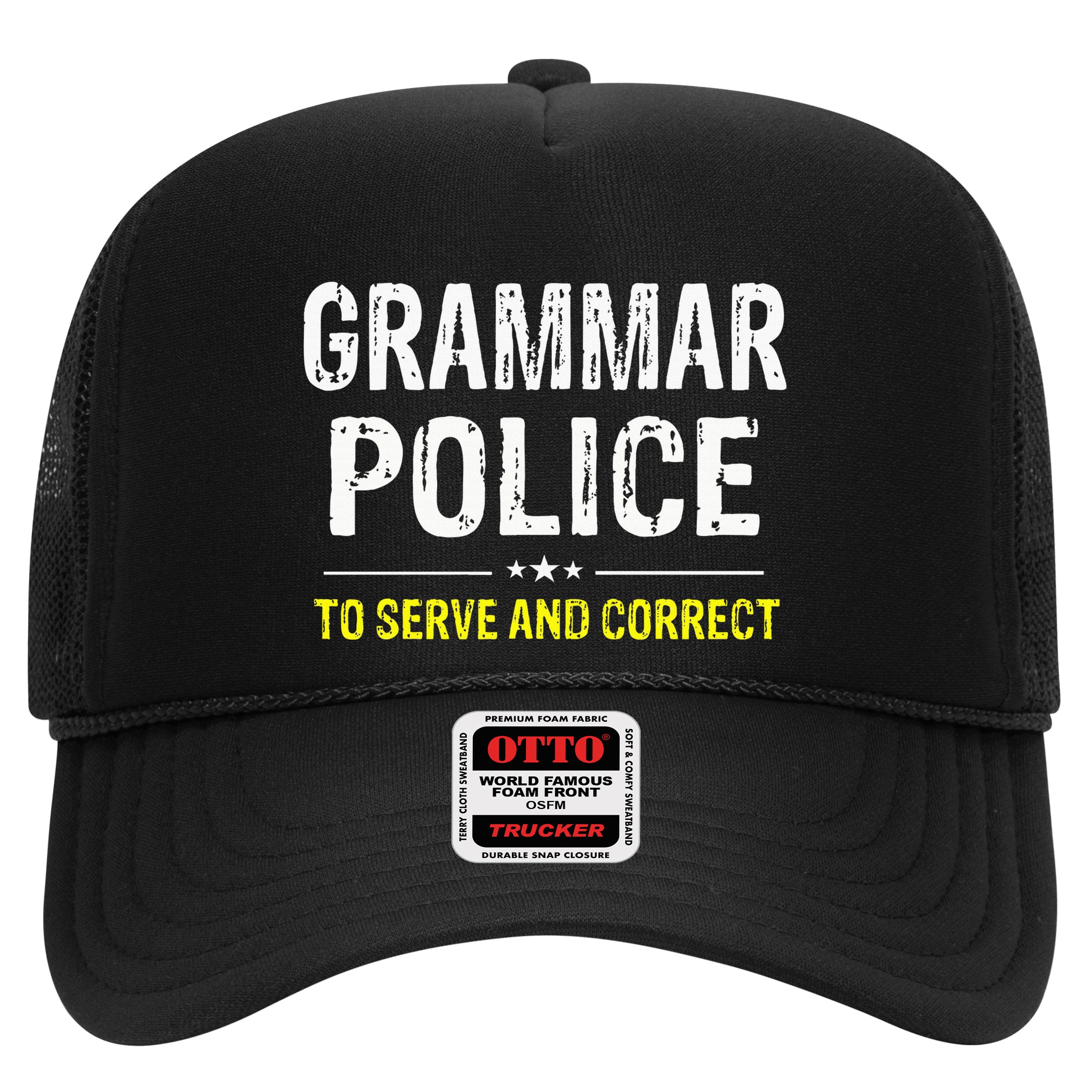 funny Grammar Police Costume Idea Hat