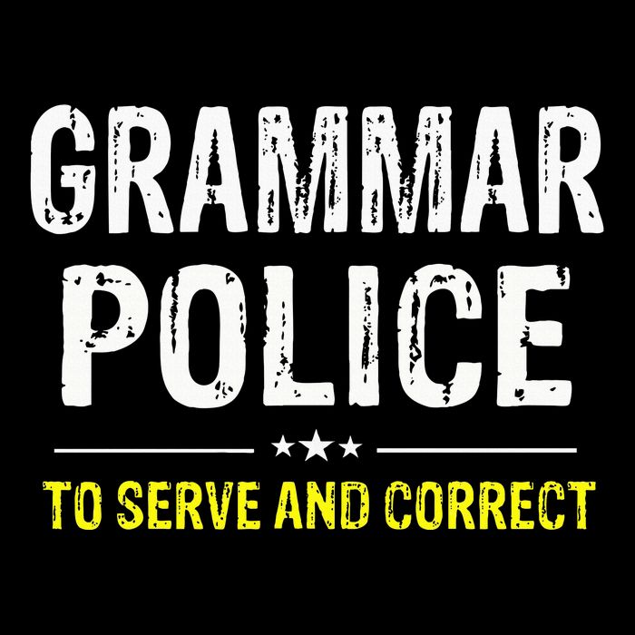 funny Grammar Police Costume Idea Visor