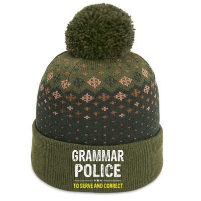 funny Grammar Police Costume Idea The Baniff Cuffed Pom Beanie