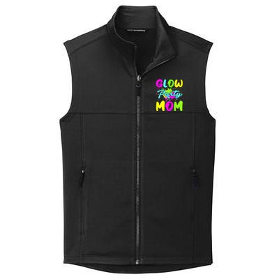 Funny Glow Party Mom Neon Lights Party Lover Mothers Day Collective Smooth Fleece Vest