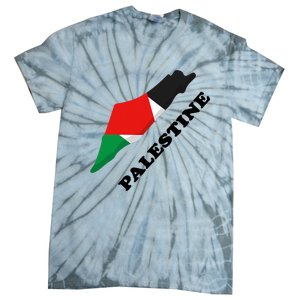 Free Gaza Palestine Flag Arabic Pray For Palestine Tie-Dye T-Shirt