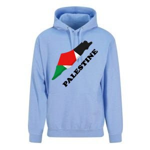 Free Gaza Palestine Flag Arabic Pray For Palestine Unisex Surf Hoodie