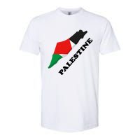 Free Gaza Palestine Flag Arabic Pray For Palestine Softstyle CVC T-Shirt