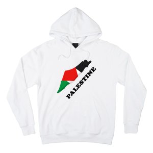 Free Gaza Palestine Flag Arabic Pray For Palestine Hoodie