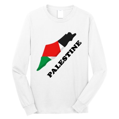 Free Gaza Palestine Flag Arabic Pray For Palestine Long Sleeve Shirt