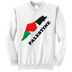 Free Gaza Palestine Flag Arabic Pray For Palestine Sweatshirt