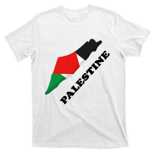 Free Gaza Palestine Flag Arabic Pray For Palestine T-Shirt