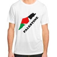 Free Gaza Palestine Flag Arabic Pray For Palestine Adult ChromaSoft Performance T-Shirt