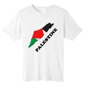 Free Gaza Palestine Flag Arabic Pray For Palestine Tall Fusion ChromaSoft Performance T-Shirt