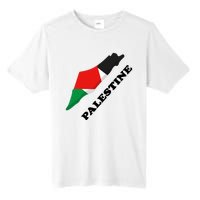 Free Gaza Palestine Flag Arabic Pray For Palestine Tall Fusion ChromaSoft Performance T-Shirt