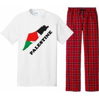 Free Gaza Palestine Flag Arabic Pray For Palestine Pajama Set