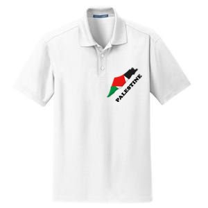 Free Gaza Palestine Flag Arabic Pray For Palestine Dry Zone Grid Polo