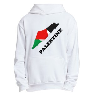 Free Gaza Palestine Flag Arabic Pray For Palestine Urban Pullover Hoodie