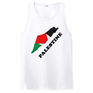 Free Gaza Palestine Flag Arabic Pray For Palestine PosiCharge Competitor Tank