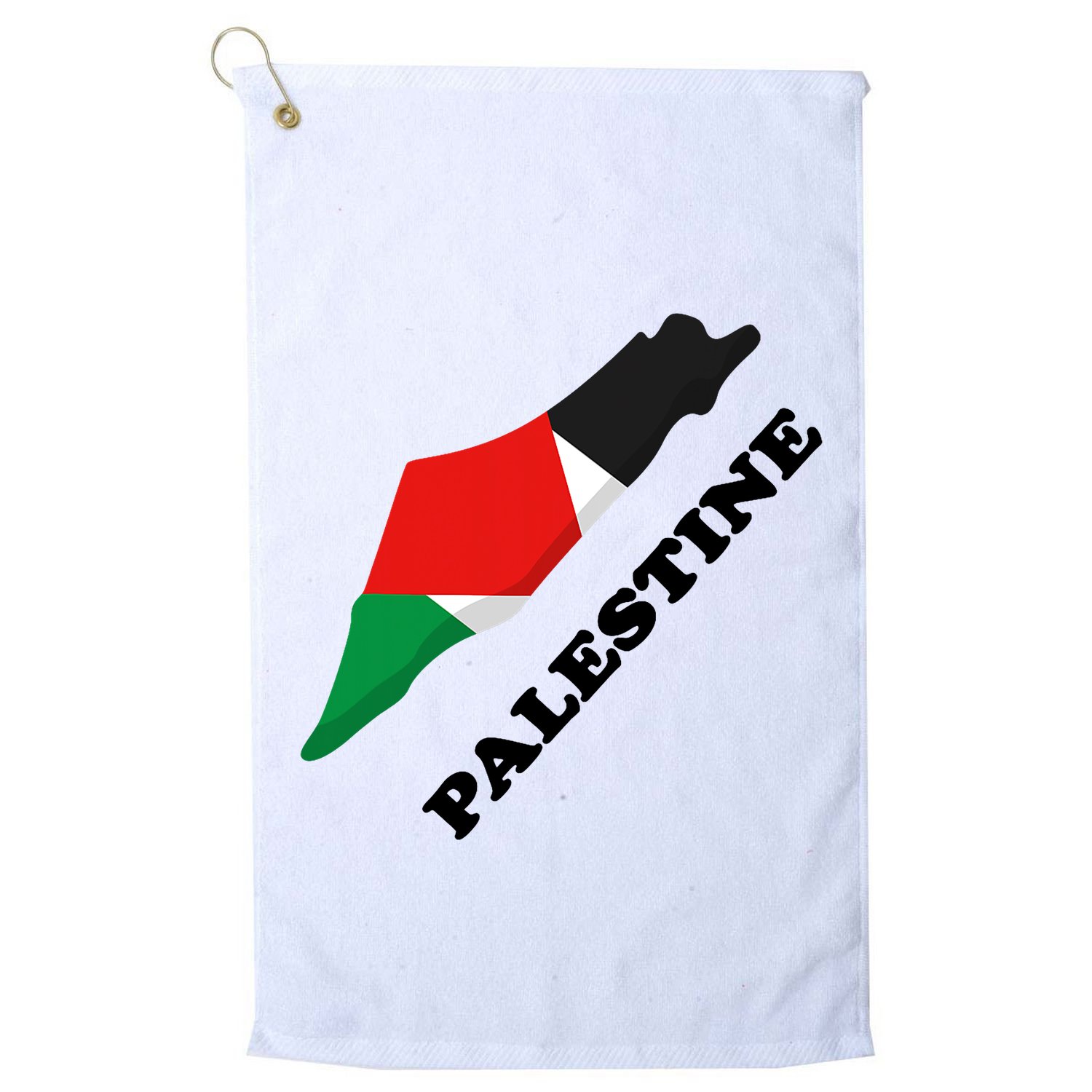 Free Gaza Palestine Flag Arabic Pray For Palestine Golf Towel