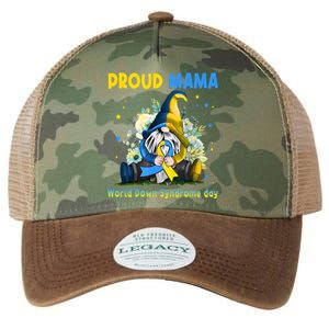 Family Gnome Proud Mama Down Syndrome Awareness T21 Gift Legacy Tie Dye Trucker Hat