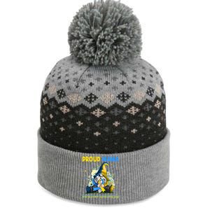 Family Gnome Proud Mama Down Syndrome Awareness T21 Gift The Baniff Cuffed Pom Beanie