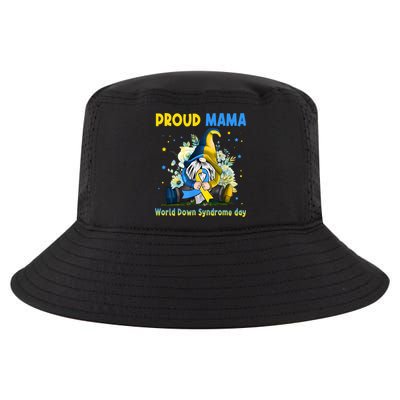 Family Gnome Proud Mama Down Syndrome Awareness T21 Gift Cool Comfort Performance Bucket Hat