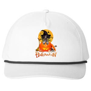 Funny GS Pointer Dog Spooky Halloween Snapback Five-Panel Rope Hat