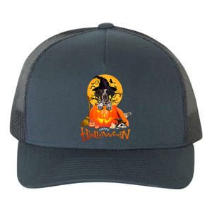 Funny GS Pointer Dog Spooky Halloween Yupoong Adult 5-Panel Trucker Hat