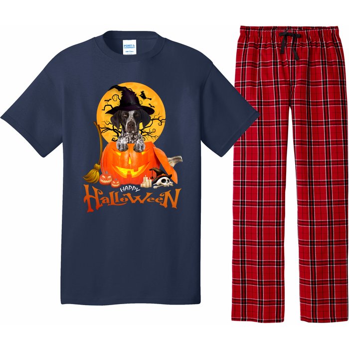 Funny GS Pointer Dog Spooky Halloween Pajama Set