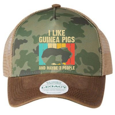 Funny Guinea Pig Design For Women Guinea Pig Lovers Legacy Tie Dye Trucker Hat