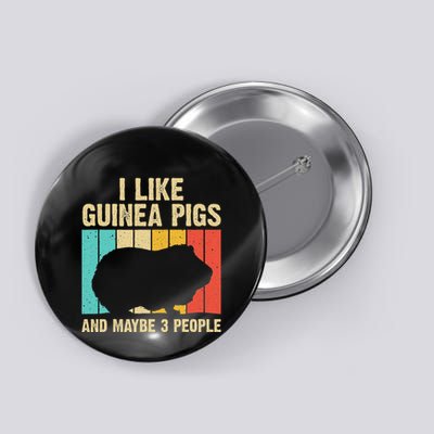 Funny Guinea Pig Design For Women Guinea Pig Lovers Button