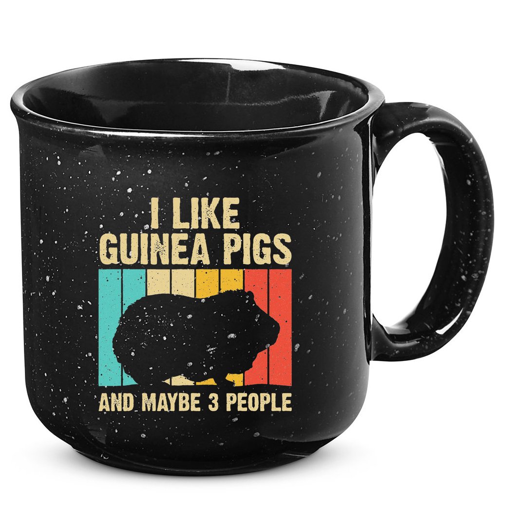 Funny Guinea Pig Design For Women Guinea Pig Lovers 15oz Campfire Ceramic Mug