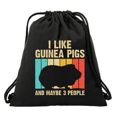 Funny Guinea Pig Design For Women Guinea Pig Lovers Drawstring Bag