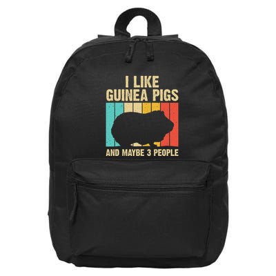 Funny Guinea Pig Design For Women Guinea Pig Lovers 16 in Basic Backpack