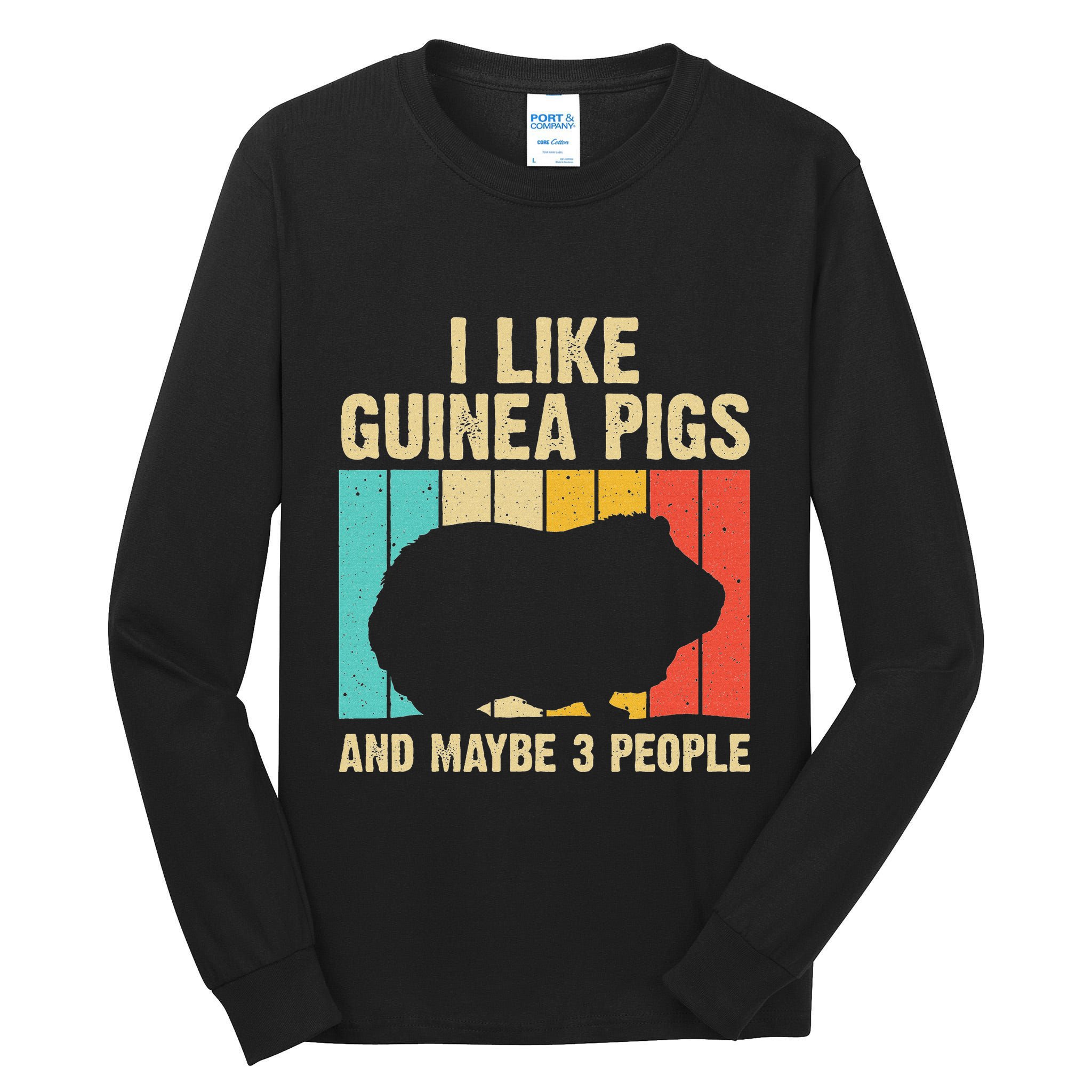 Funny Guinea Pig Design For Women Guinea Pig Lovers Tall Long Sleeve T-Shirt