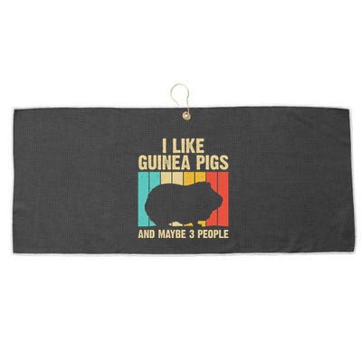 Funny Guinea Pig Design For Women Guinea Pig Lovers Large Microfiber Waffle Golf Towel