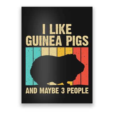 Funny Guinea Pig Design For Women Guinea Pig Lovers Poster